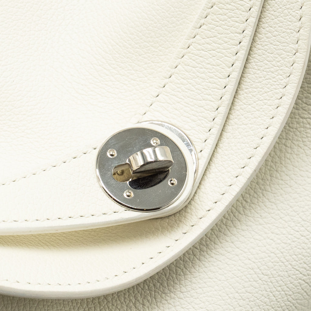 HERMES LINDY26 EVERCOLOR BLANC SHW