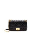 CHANEL SEASONAL FLAP BAG LAMBSKIN BLACK GHW