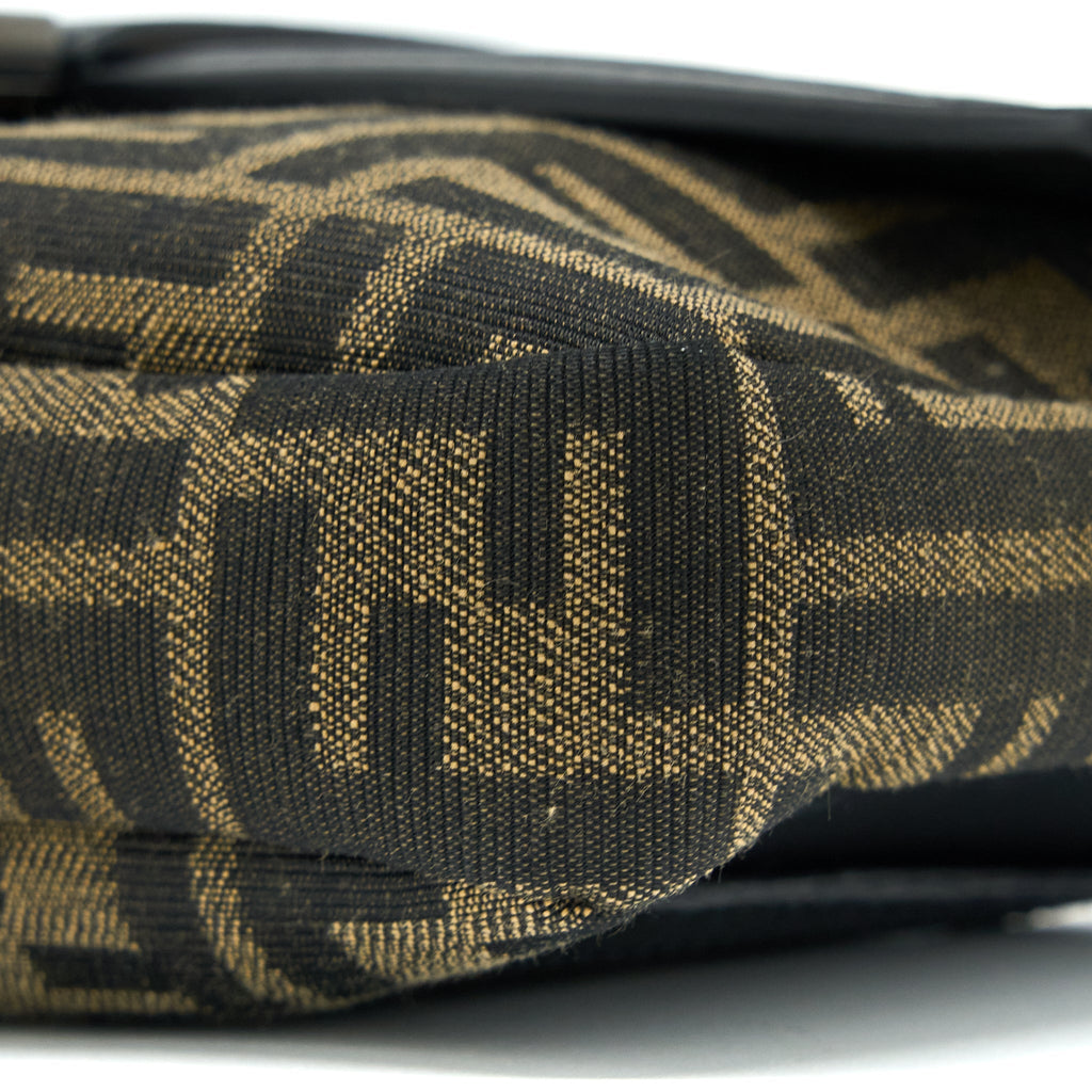 FENDI REGULAR BAGUETTE BAG FF JACQUARD CANVAS MULTICOLOUR SHW