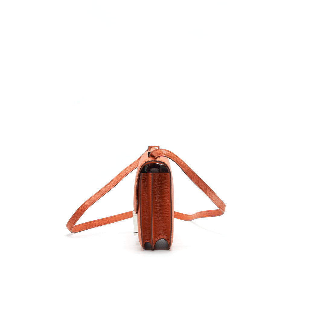 HERMES CONSTANCE MINI VEAU EPSOM TERRE BATTUE/ ROSE CONFETTI