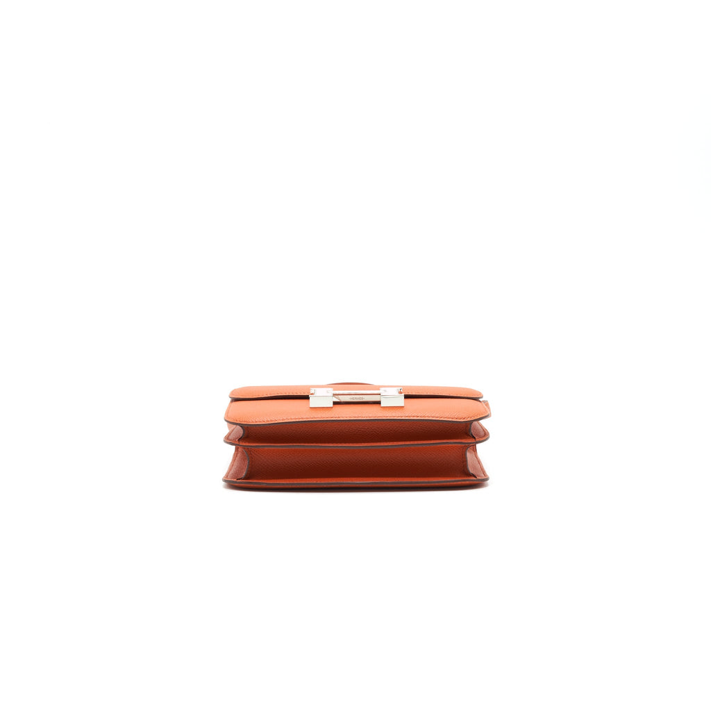 HERMES CONSTANCE MINI VEAU EPSOM TERRE BATTUE/ ROSE CONFETTI