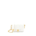 CHANEL 22A SMALL FLAP BAG CAVIAR WHITE WITH GHW (MICROCHIP)