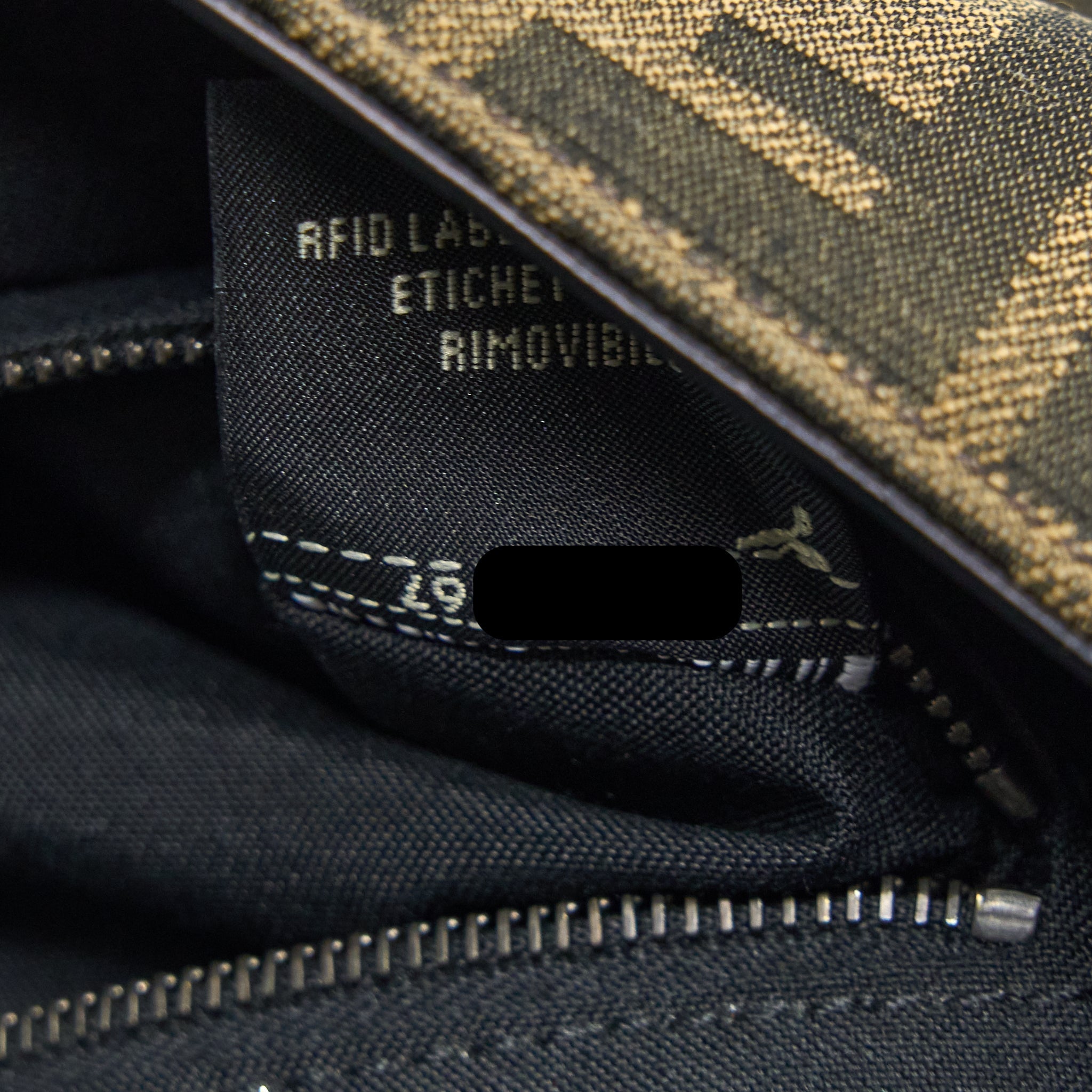 FENDI REGULAR BAGUETTE BAG FF JACQUARD CANVAS MULTICOLOUR SHW