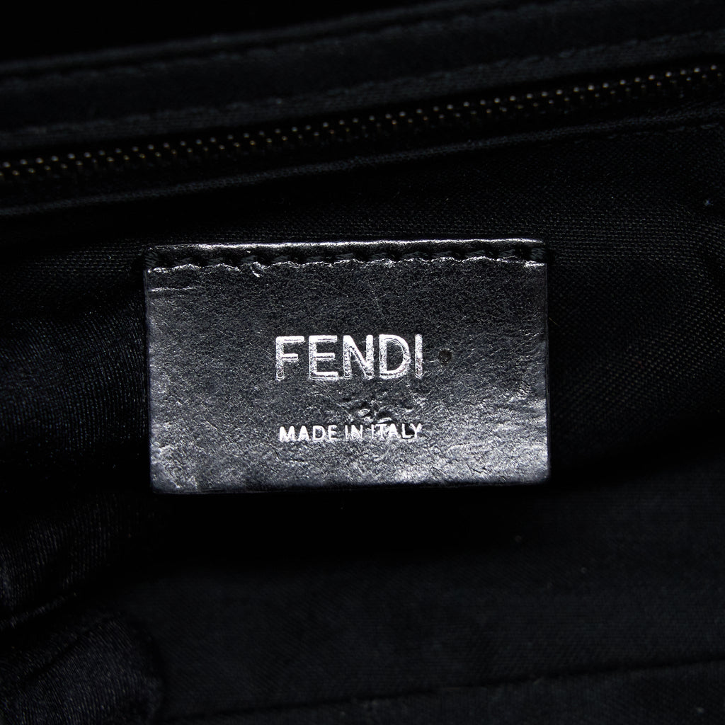 FENDI REGULAR BAGUETTE BAG FF JACQUARD CANVAS MULTICOLOUR SHW