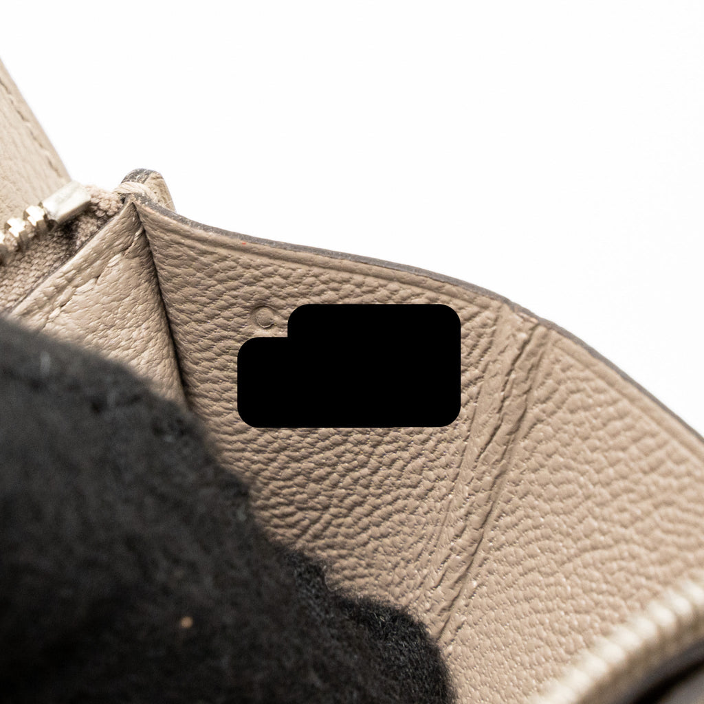 HERMES CONSTANCE COMPACT WALLET EVERCOLOR GRIS ASPHALTE SHW