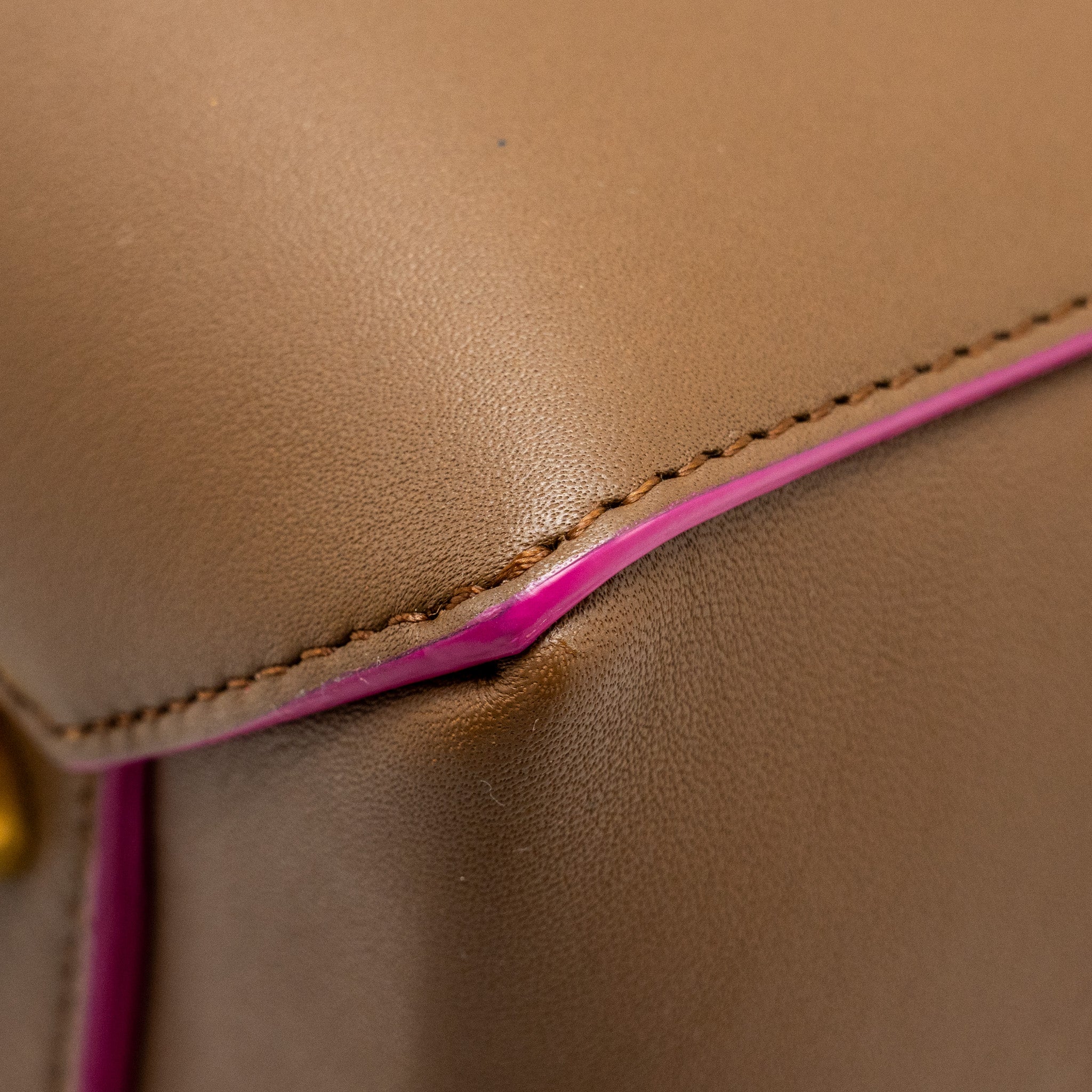 CELINE MINI BELT BAG CALFSKIN CAMEL GHW
