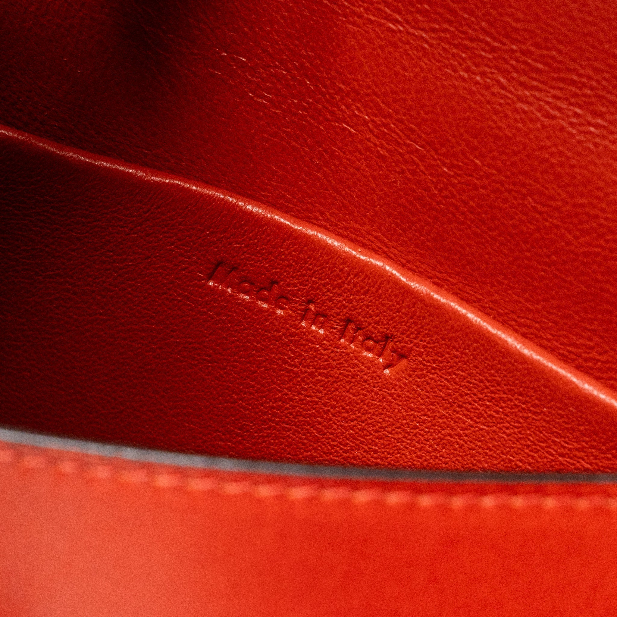 CELINE TROUTTEUR BAG LEATHER RED GHW