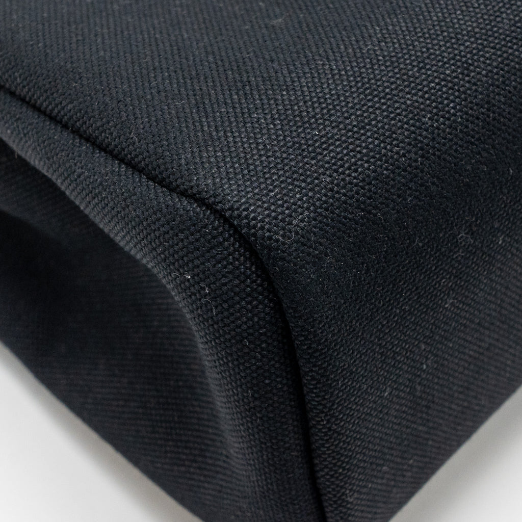 HERMES HERBAG 31 ZIP BAG CANVAS / HUNTER BLACK SHW