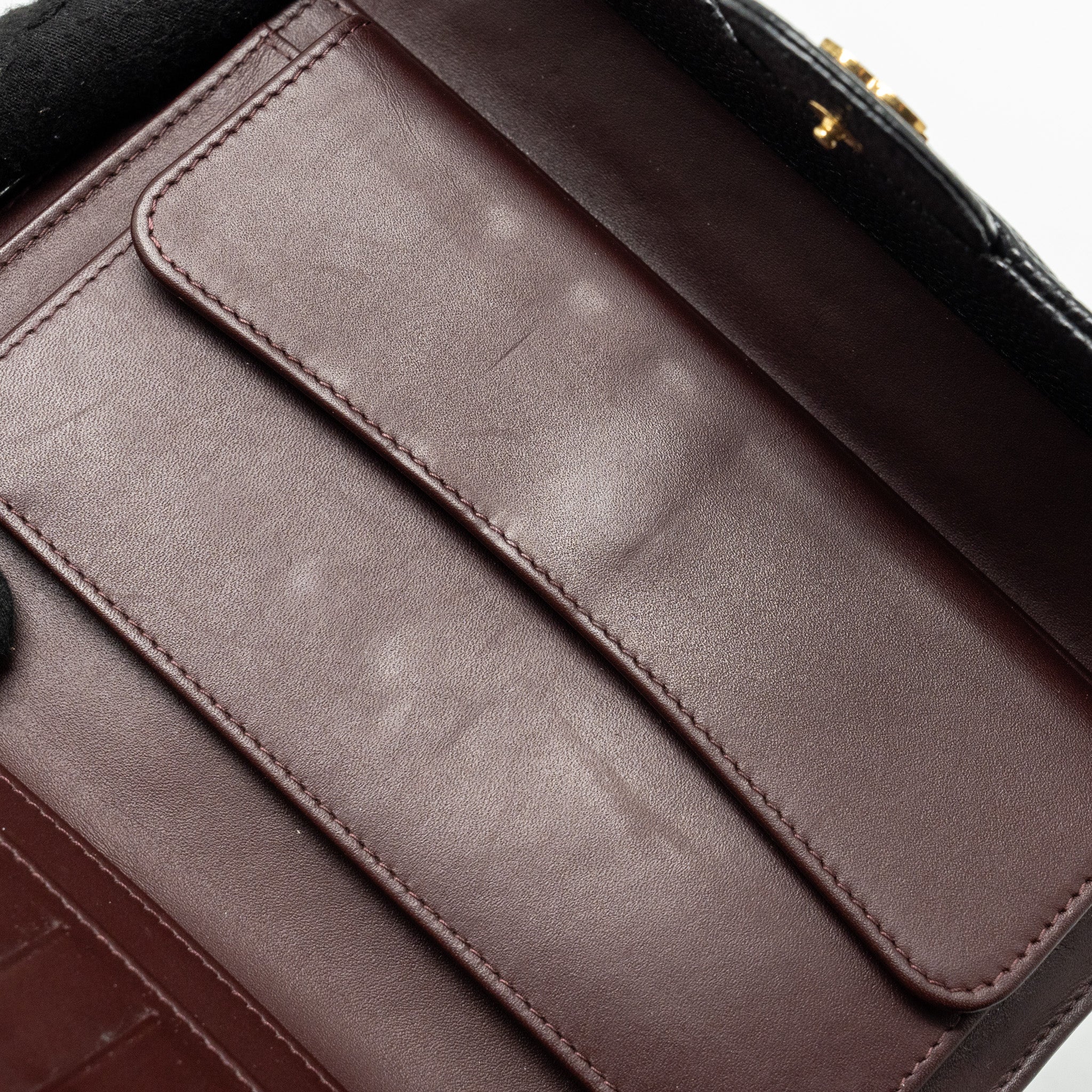 CHANEL CLASSIC FLAP LONG WALLET CAVIAR BLACK GHW