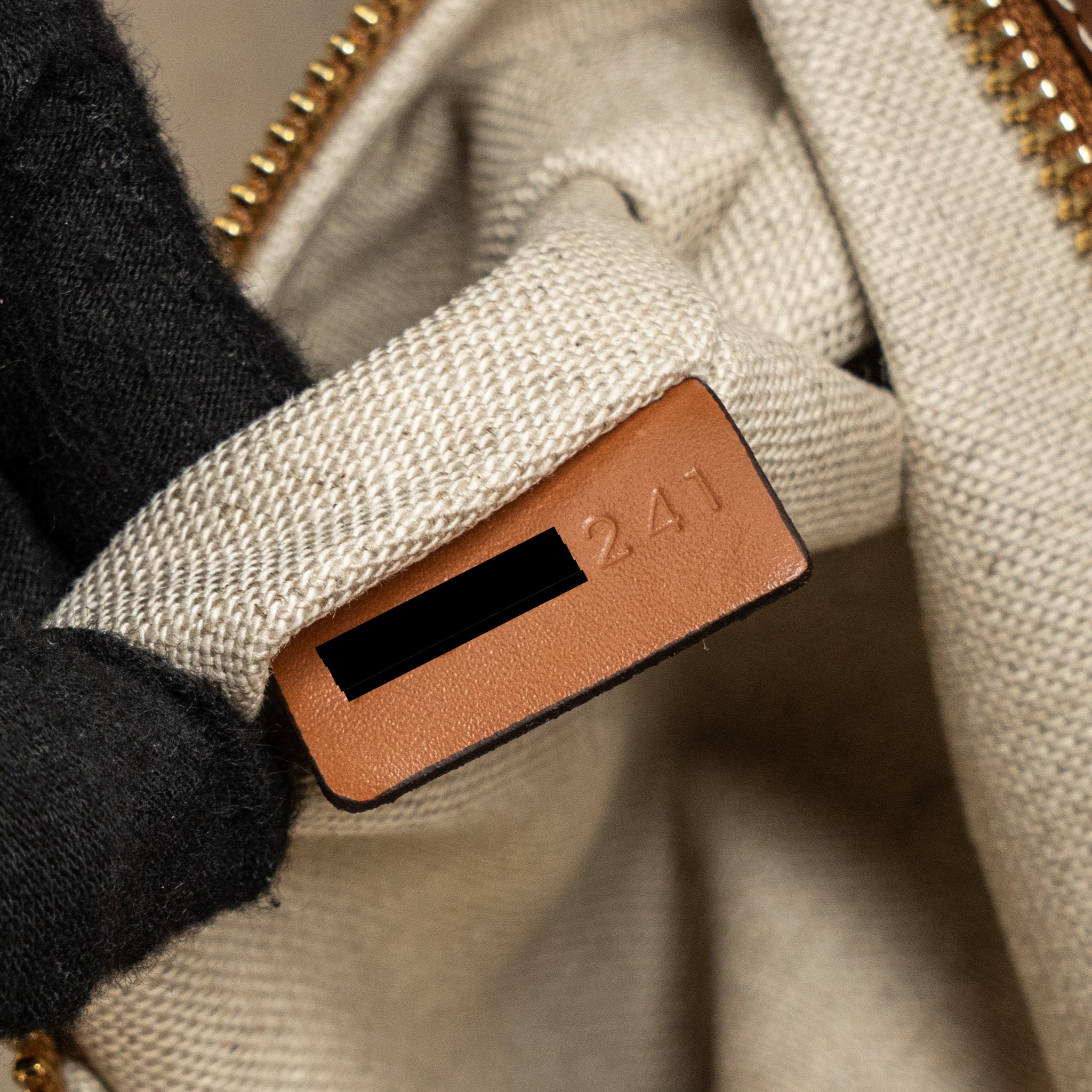 CELINE CABAS MARIN CANVAS / CALFSKIN NATURAL / TAN / MULTICOLOUR GHW