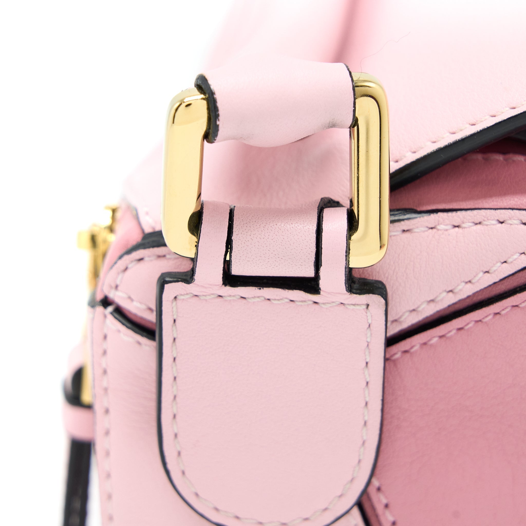 LOEWE SMALL PUZZLE BAG CALFSKIN MULTICOLOUR BLOCK GHW