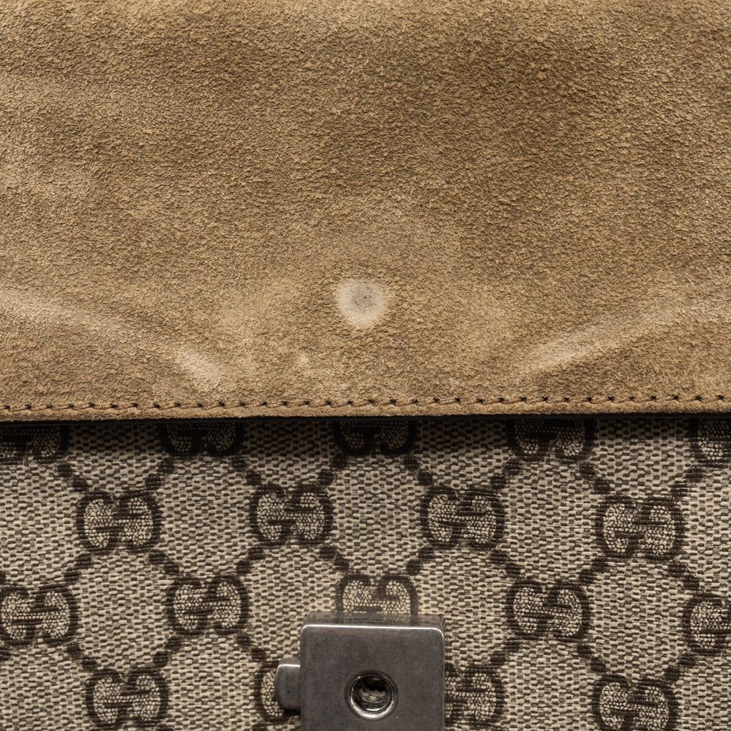 GUCCI DIONYSUS MINI BAG GG SUPREME CANVAS BEIGE SHW