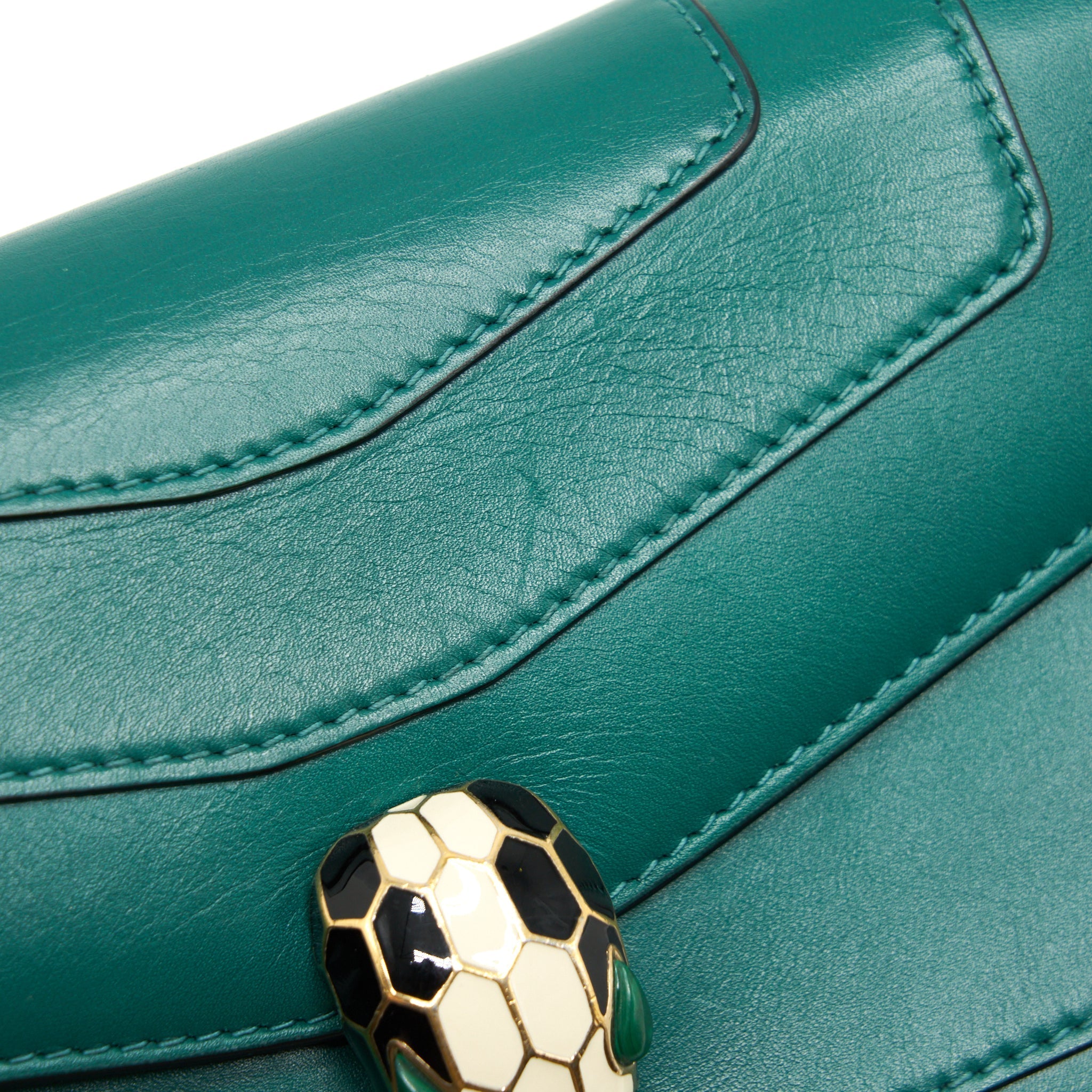 BVLGARI SERPENTI CROSSCODY BAG GREEN