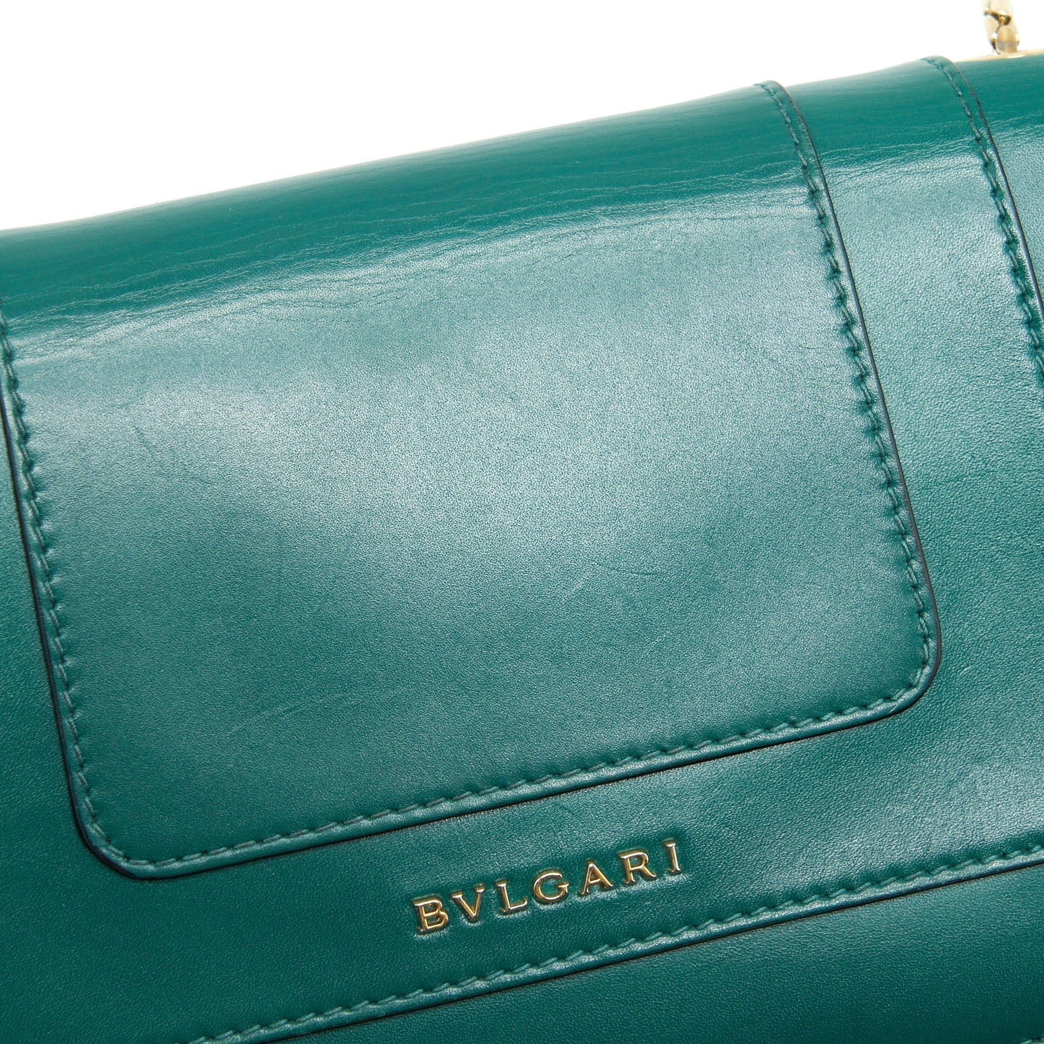 BVLGARI SERPENTI CROSSCODY BAG GREEN