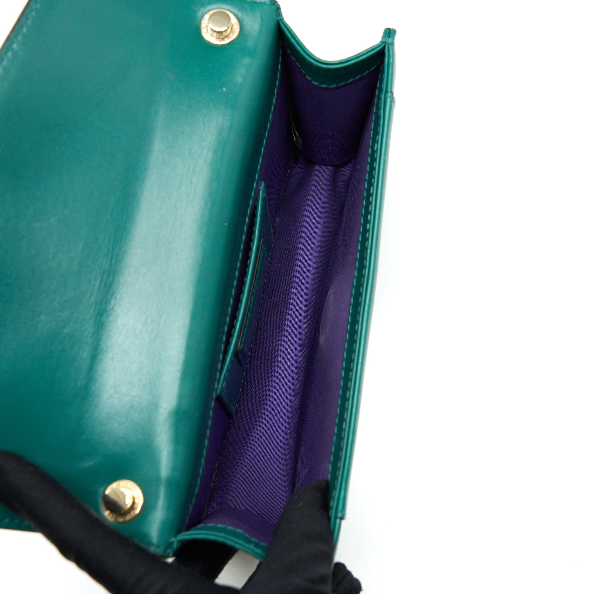BVLGARI SERPENTI CROSSCODY BAG GREEN