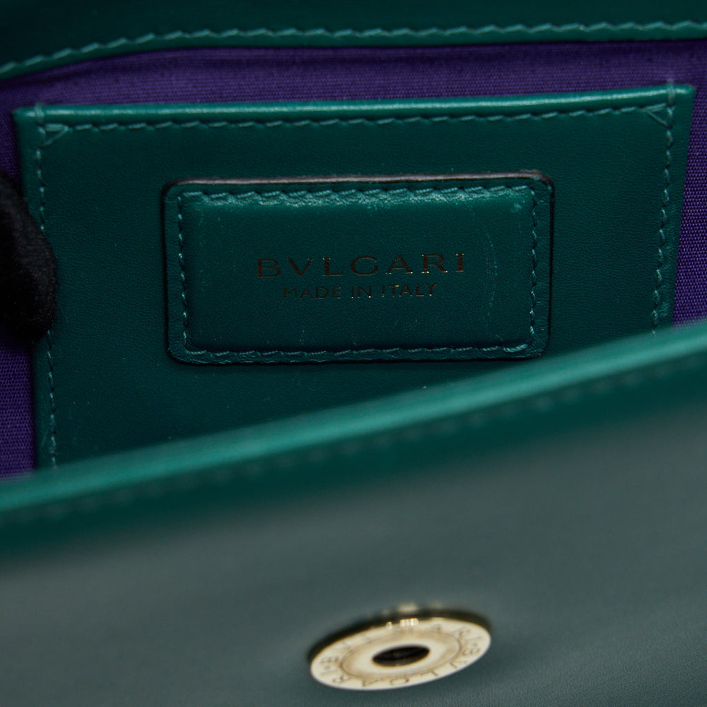 BVLGARI SERPENTI CROSSCODY BAG GREEN