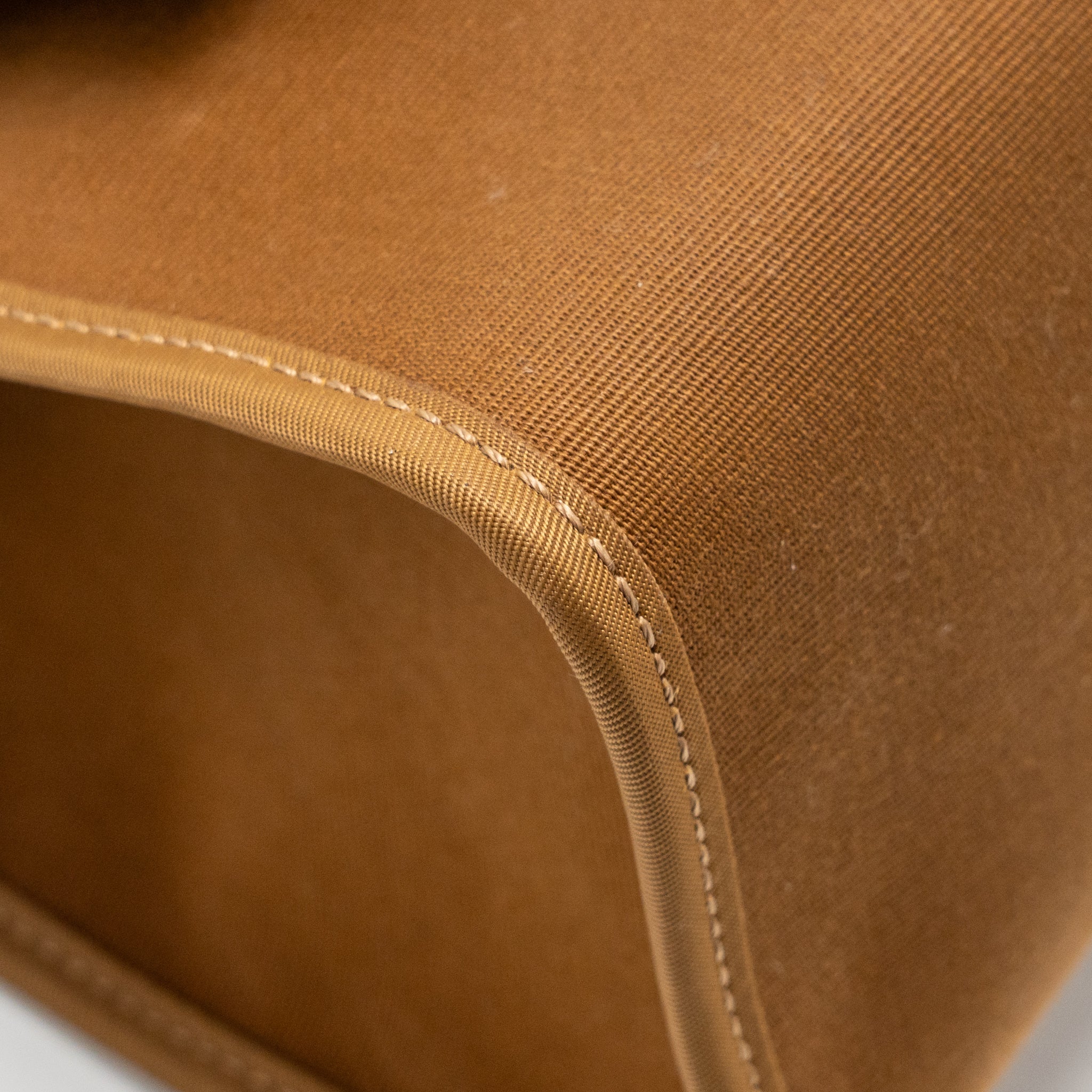 HERMES HERBAG 31 ZIP BAG CANVAS/HUNTER LEATHER ALEZAN/EBENE SHW