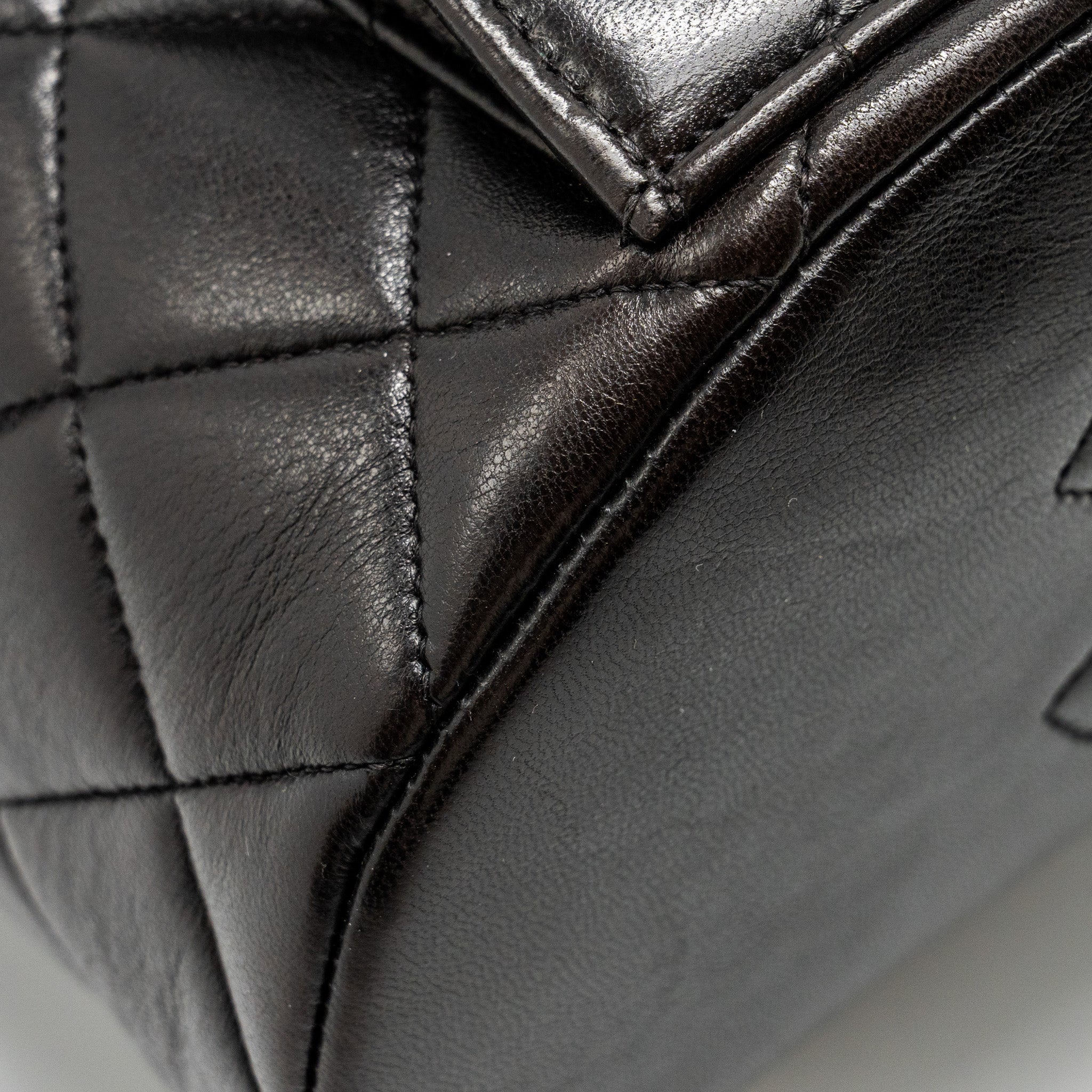 CHANEL VINTAGE DUMA BACKPACK LAMBSKIN BLACK GHW