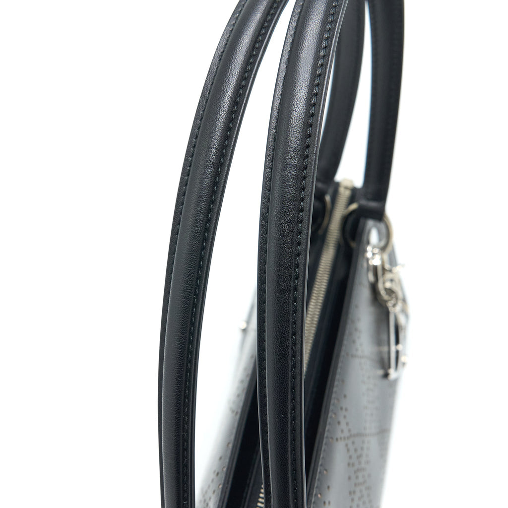 DIOR VINTAGE LADY DIOR LONG CUIR BAG CALFSKIN BLACK SHW