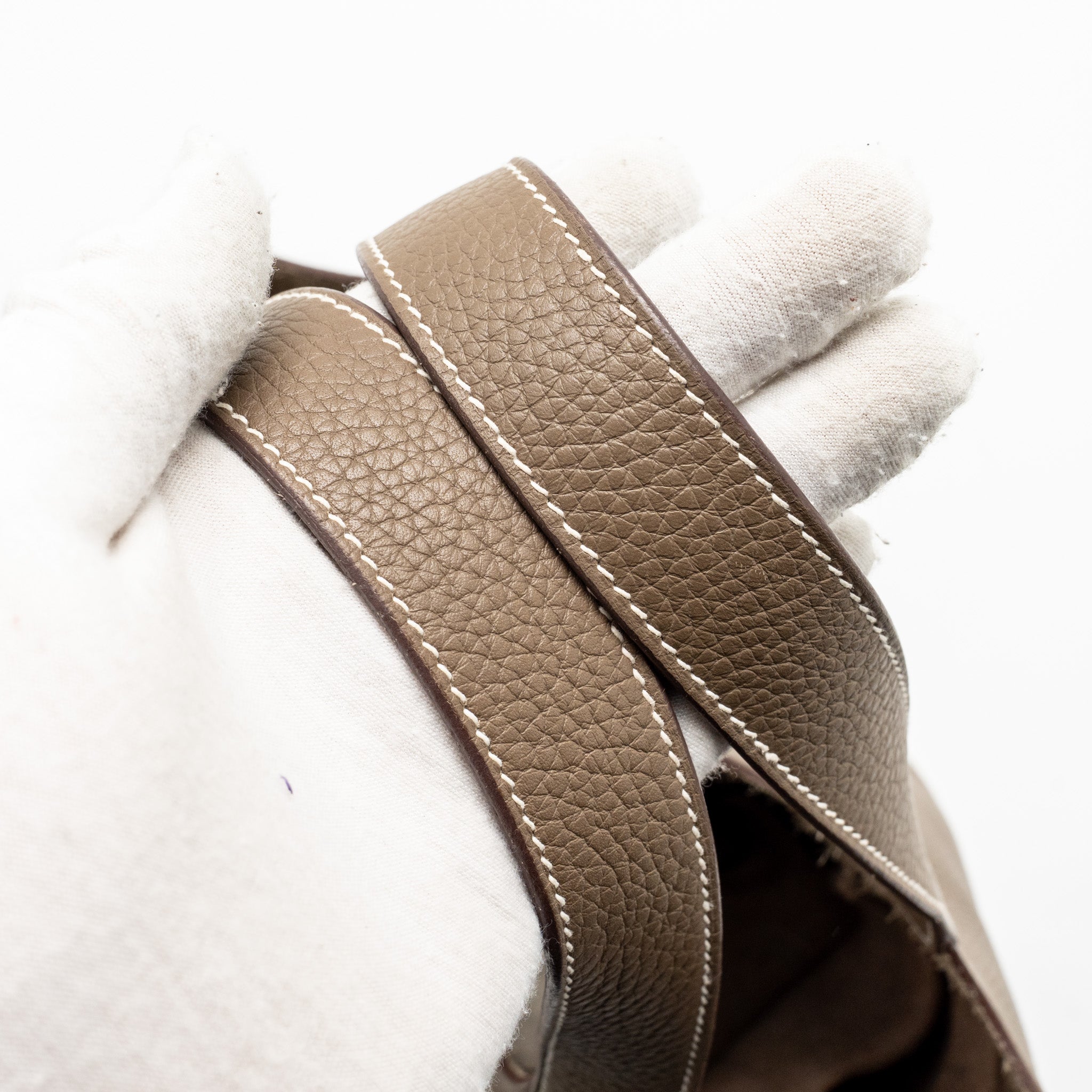 HERMES PICOTIN 22 LOCK BAG CLEMENCE ETOUPE GHW