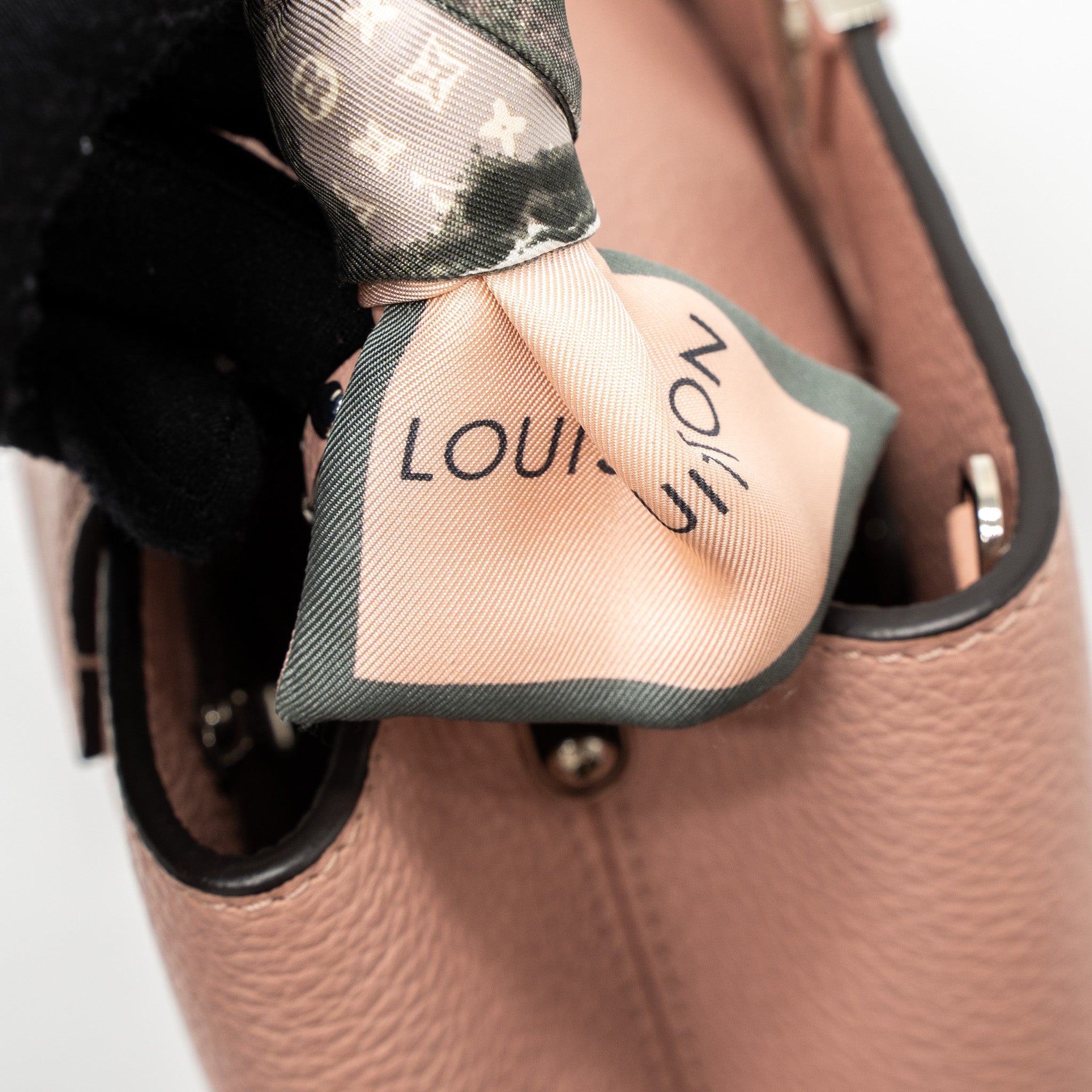 LOUIS VUITTON CAPUCINES BB TAURILLON CALFSKIN LIGHT PINK SHW
