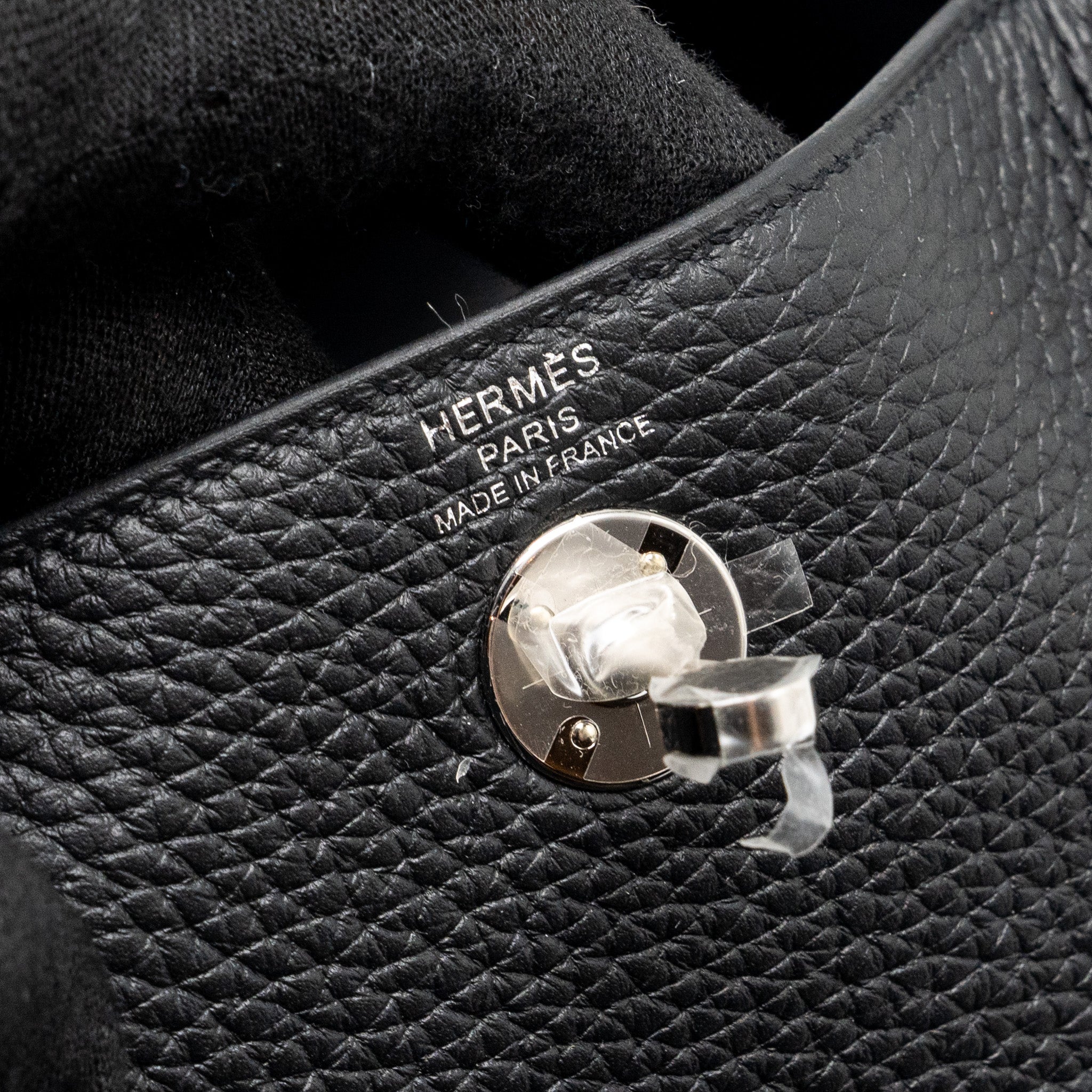 HERMES MINI LINDY CLEMENCE BLACK SHW