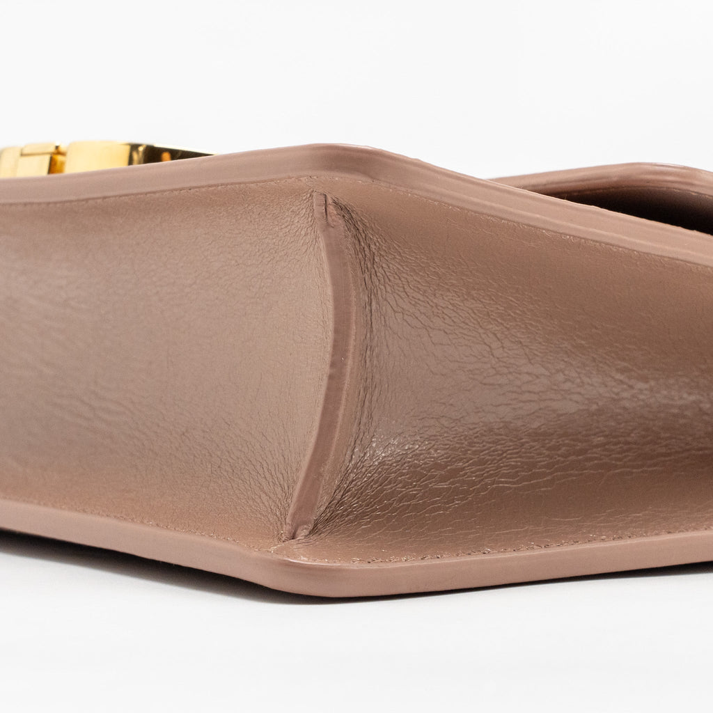 DIOR 30 MONTAIGNE BAG CALFSKIN DARK BEIGE GHW