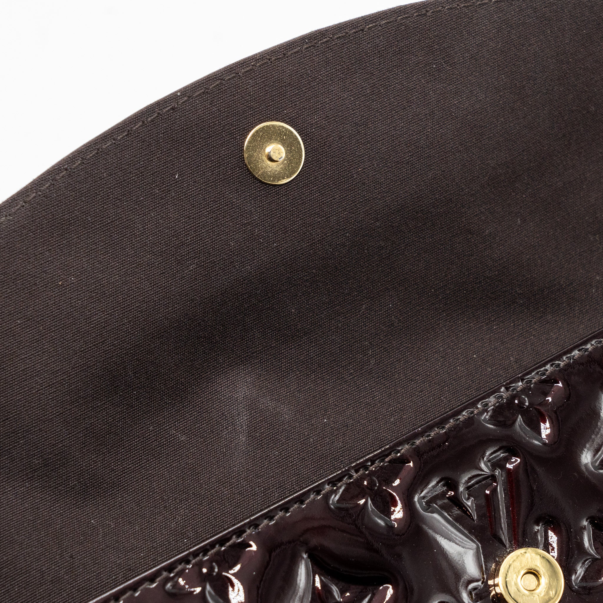 LOUIS VUITTON VINTAGE SUNSET BOULEVARD CLUTCH MONOGRAM/PATENT RED GHW