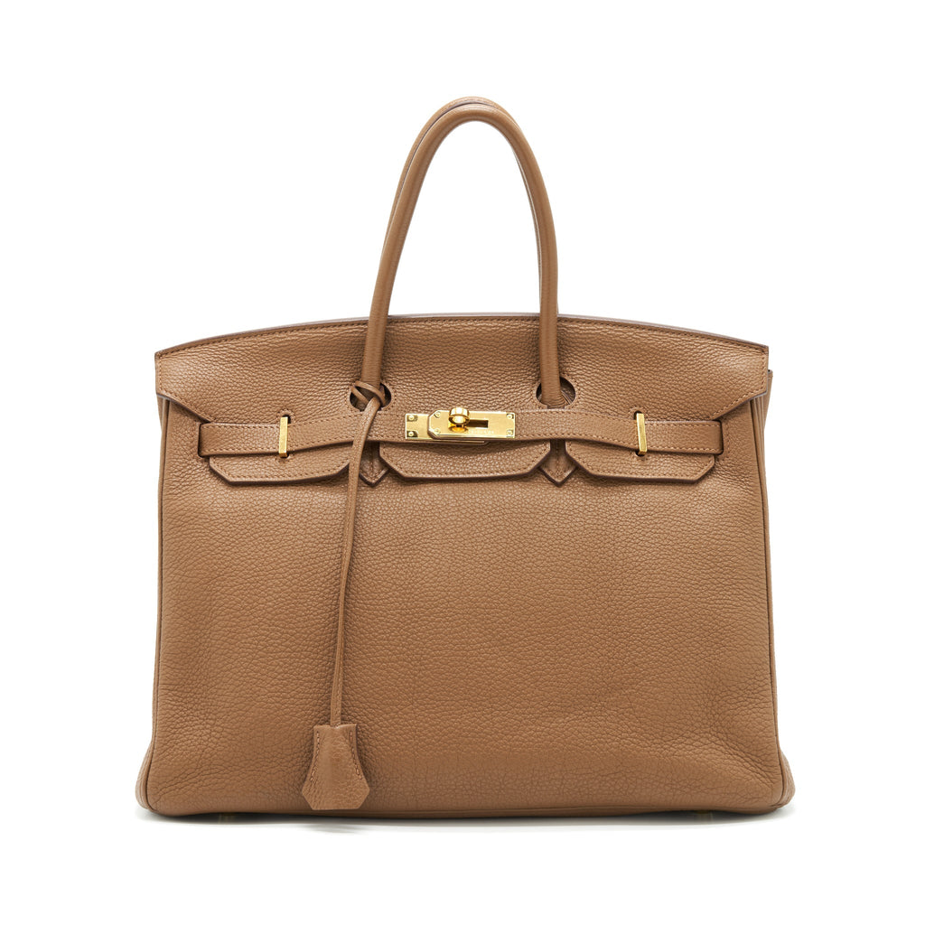 HERMES BIRKIN 35 TOGO BROWN GHW