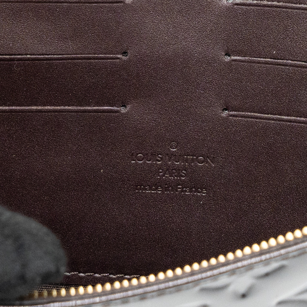 LOUIS VUITTON VINTAGE SUNSET BOULEVARD CLUTCH MONOGRAM/PATENT RED GHW