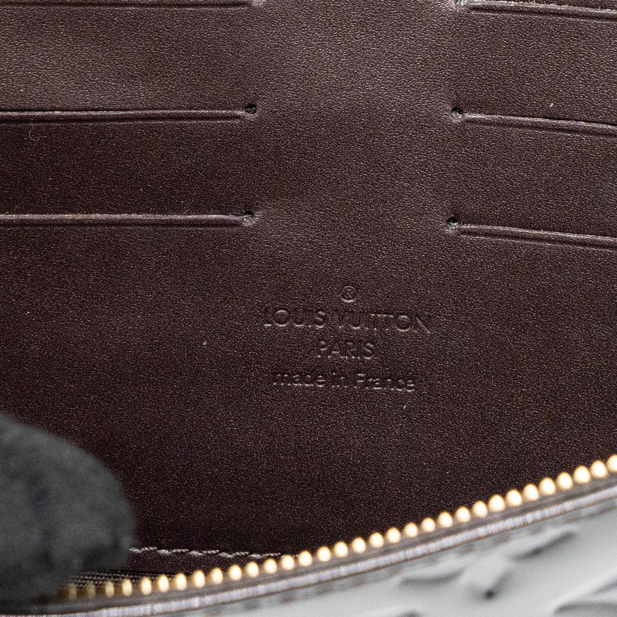 LOUIS VUITTON VINTAGE SUNSET BOULEVARD CLUTCH MONOGRAM/PATENT RED GHW