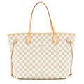 LOUIS VUITTON NEVERFULL MM DAMIER AZUR CANVAS /ROSE BALLERINE (NO INNER POUCH)