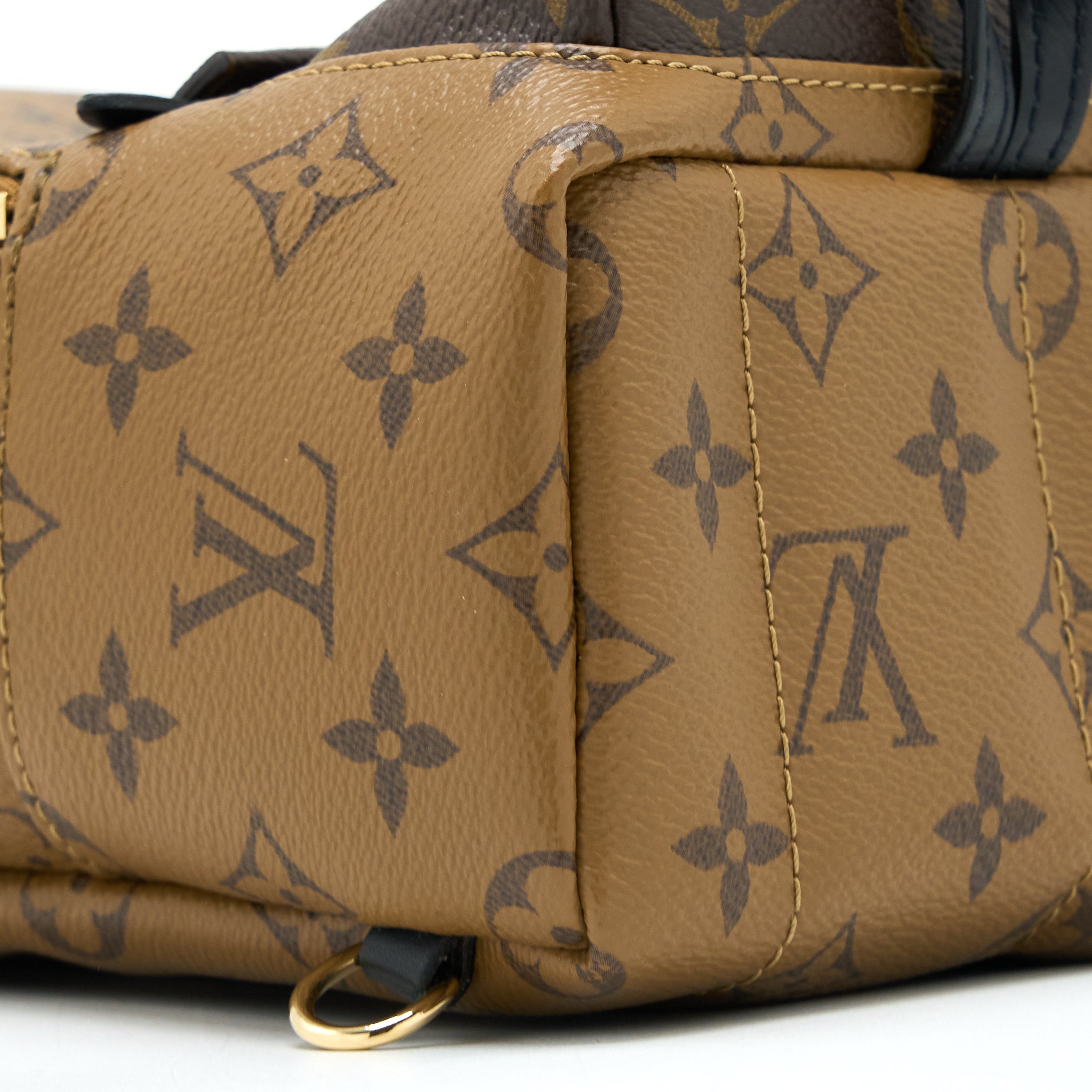 LOUIS VUITTON PALM SPRINGS MINI BACKPACK MONOGRAM REVERSE CANVAS GHW