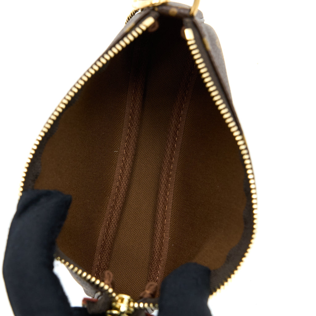 LOUIS VUITTON MINI POCHETTE MONOGRAM CANVAS GHW