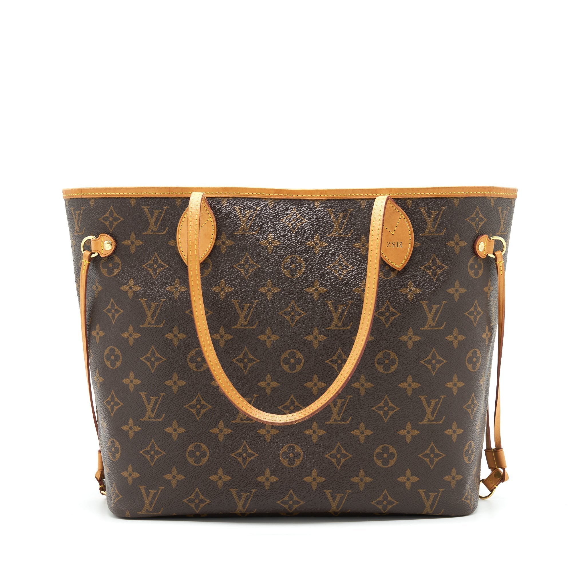 LOUIS VUITTON NEVERFULL MM MONOGRAM CANVAS BEIGE