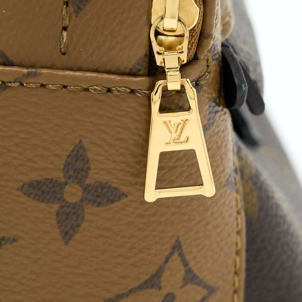 LOUIS VUITTON PALM SPRINGS MINI BACKPACK MONOGRAM REVERSE CANVAS GHW