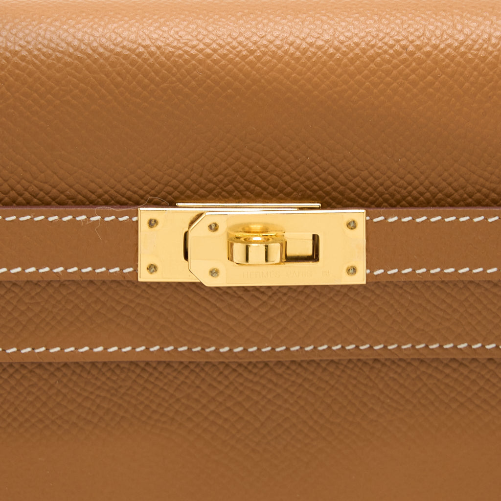 HERMES KELLY TO GO EPSOM GOLD GHW