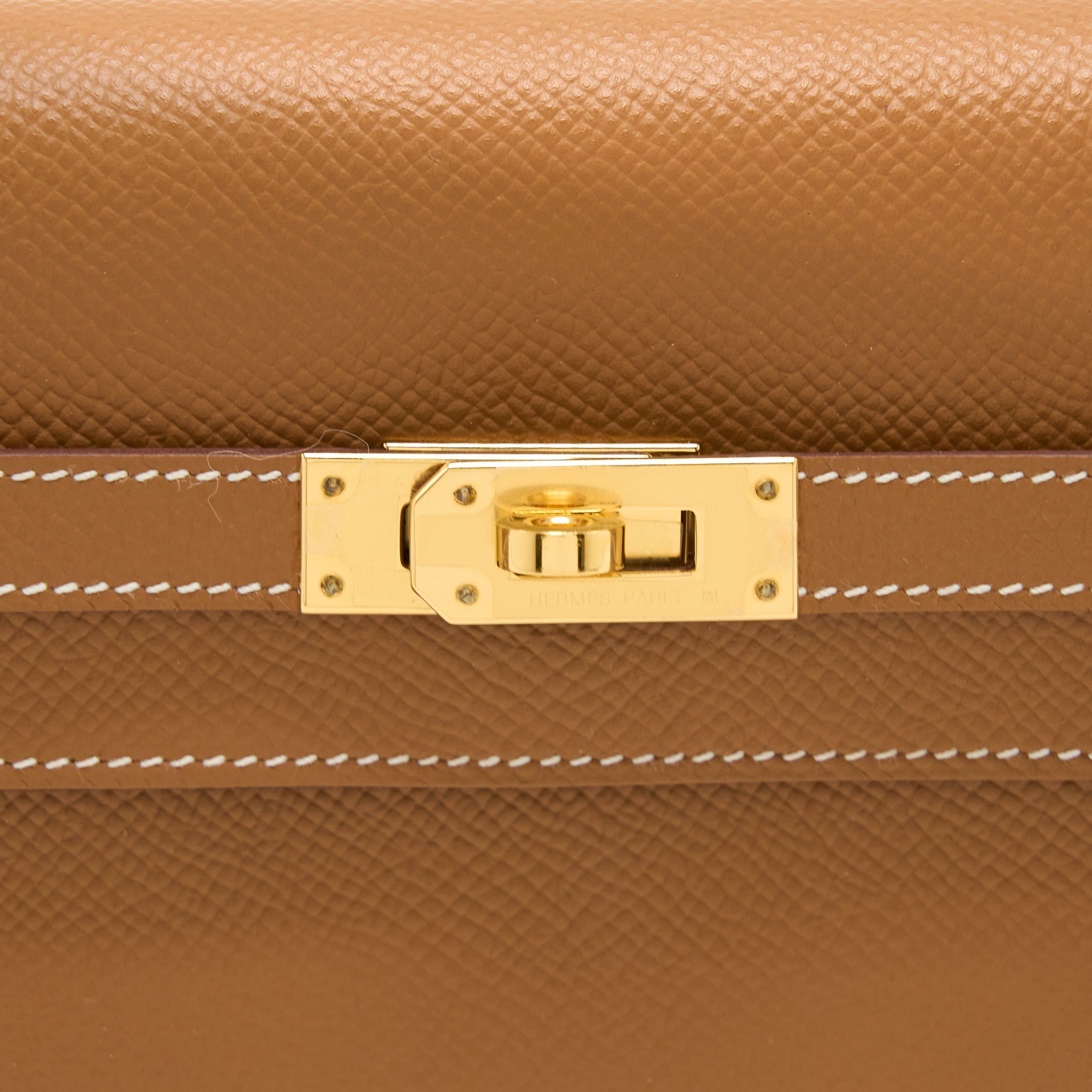 HERMES KELLY TO GO EPSOM GOLD GHW