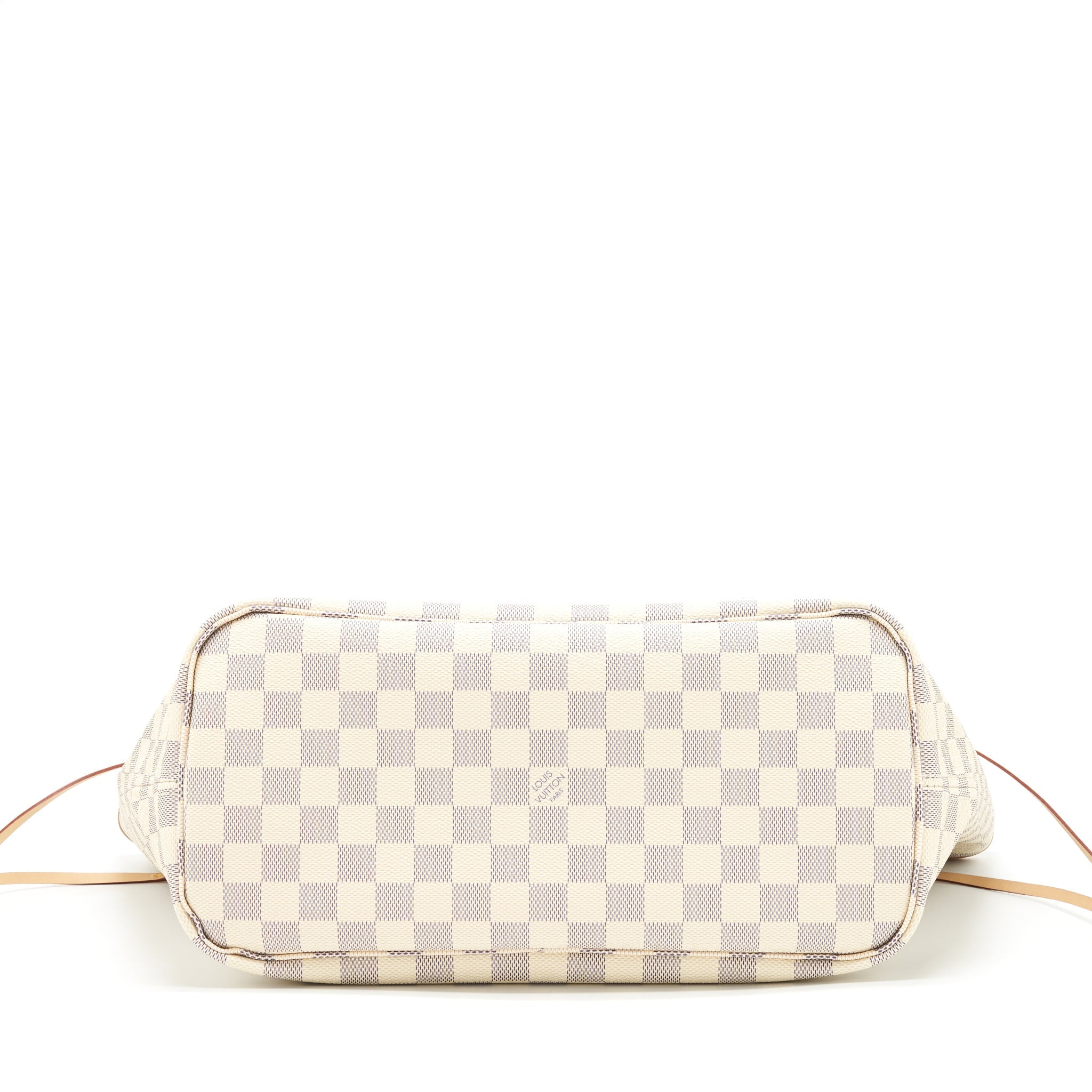 LOUIS VUITTON NEVERFULL MM DAMIER AZUR CANVAS /ROSE BALLERINE (NO INNER POUCH)