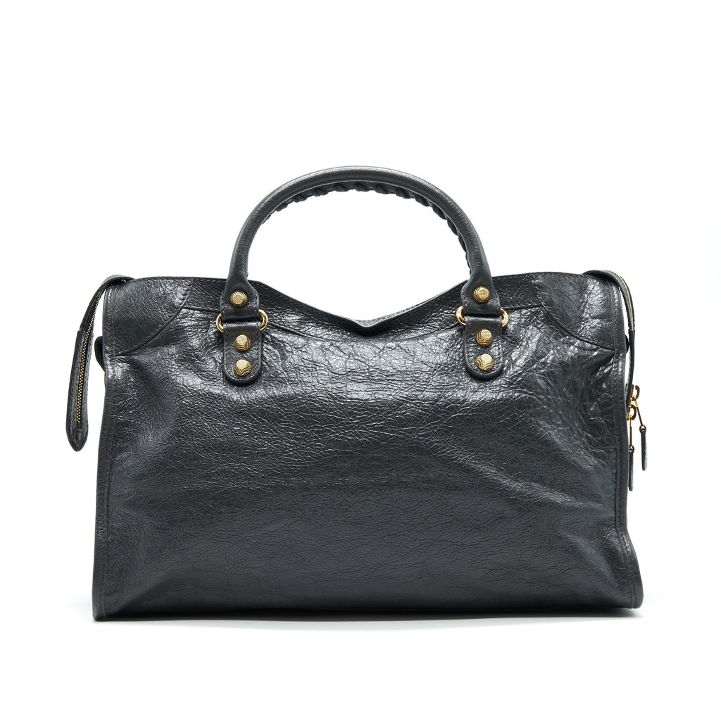 BALENCIAGA GIANT CITY IN DARK GREY GHW