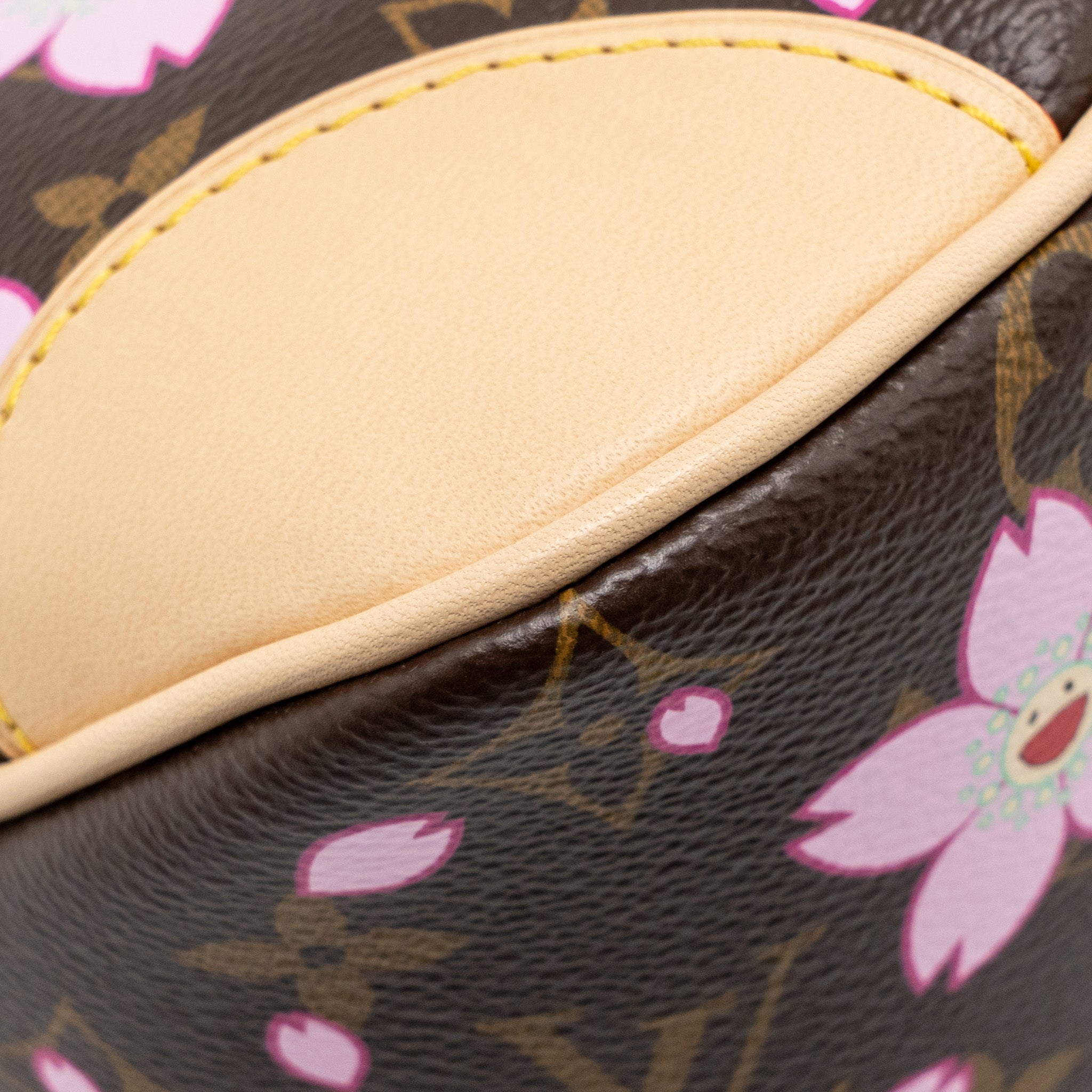 LOUIS VUITTON X TAKASHI MURAKAMI BOULOGNE PM CHERRY BLOSSOM MONOGRAM CANVAS GHW