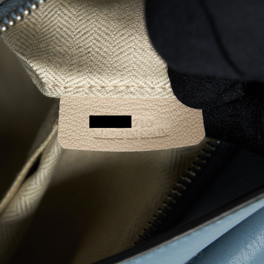 LOEWE PUZZLE BAG CLASSIC CALFSKIN ATLANTIC BLUE SHW