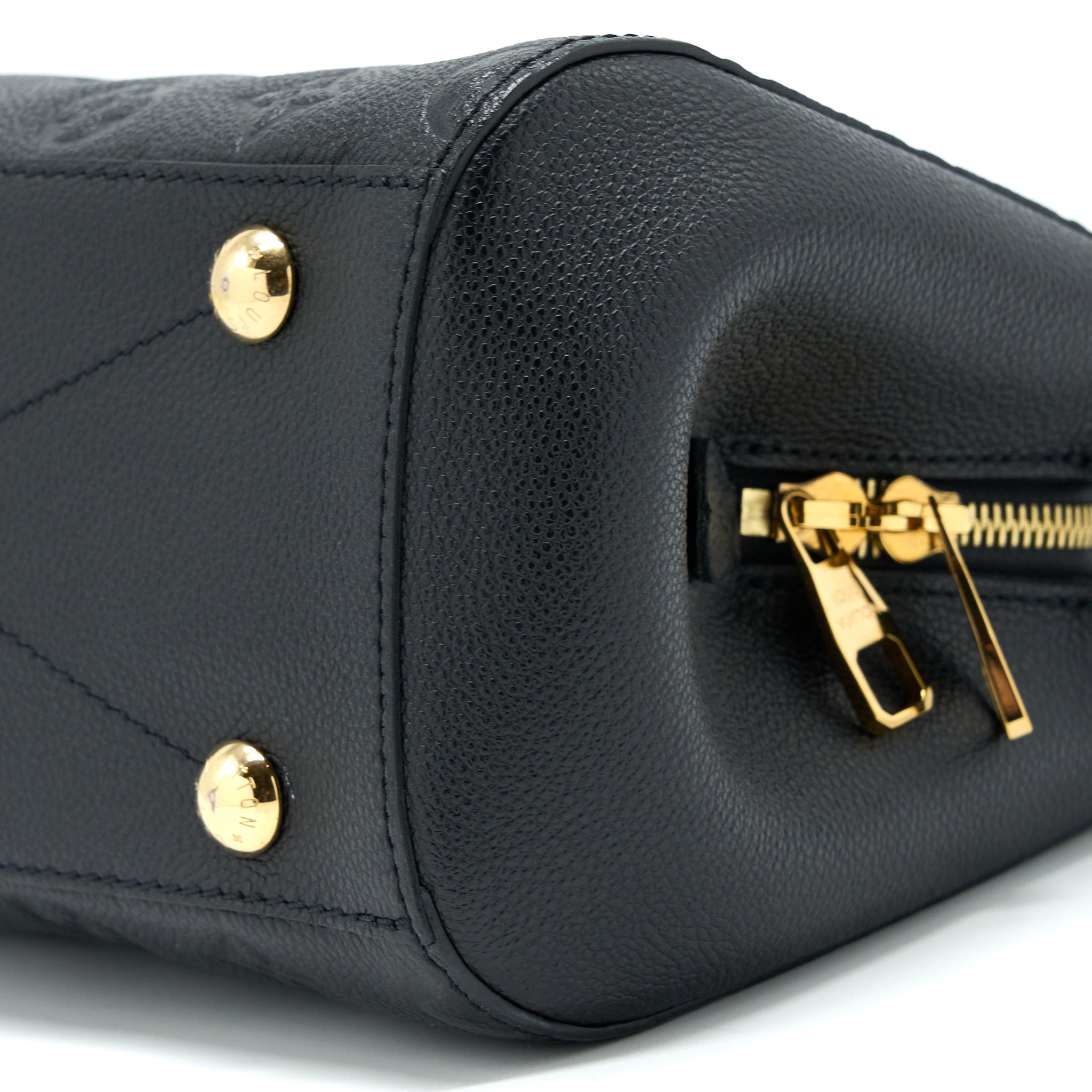 LOUIS VUITTON MONTAIGNE BB MONOGRAM EMPRENITE BLACK GHW
