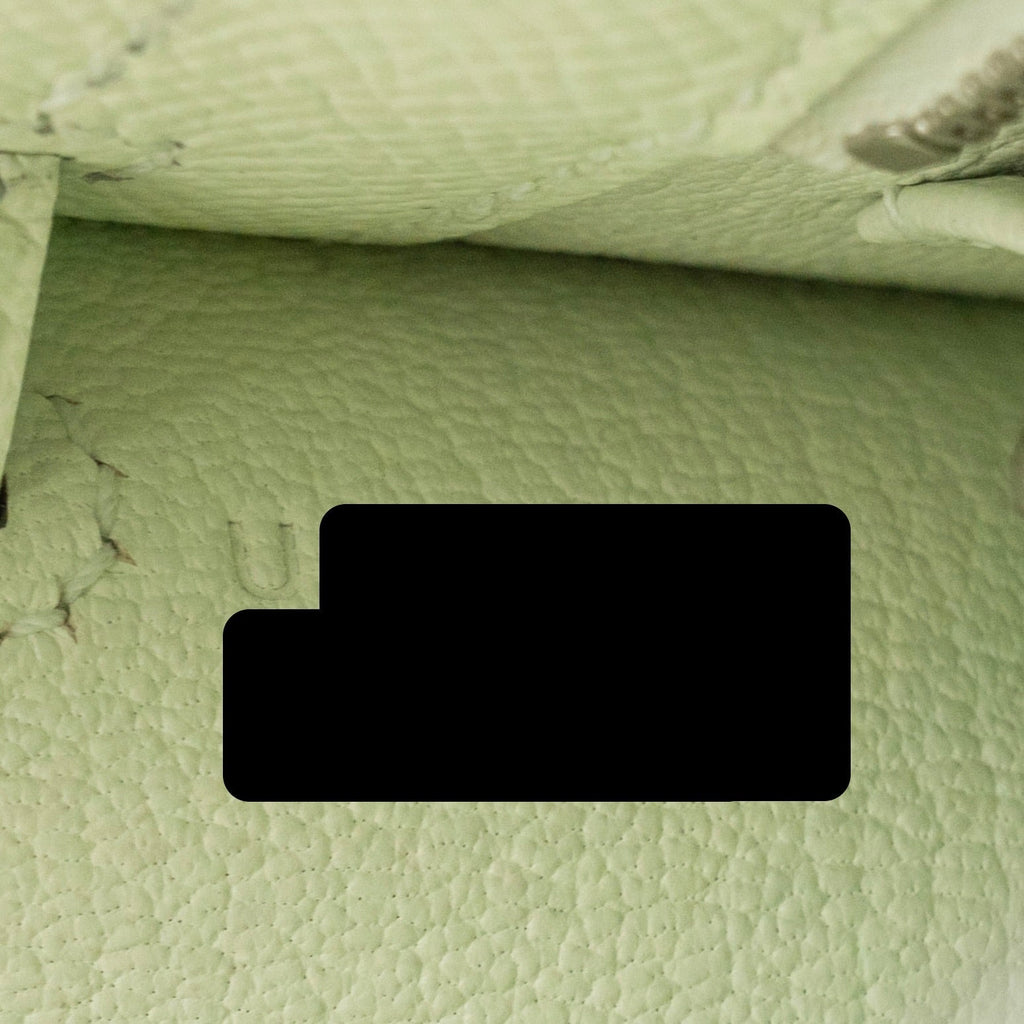 HERMES KELLY 25 EPSOM VERT FIZZ SHW