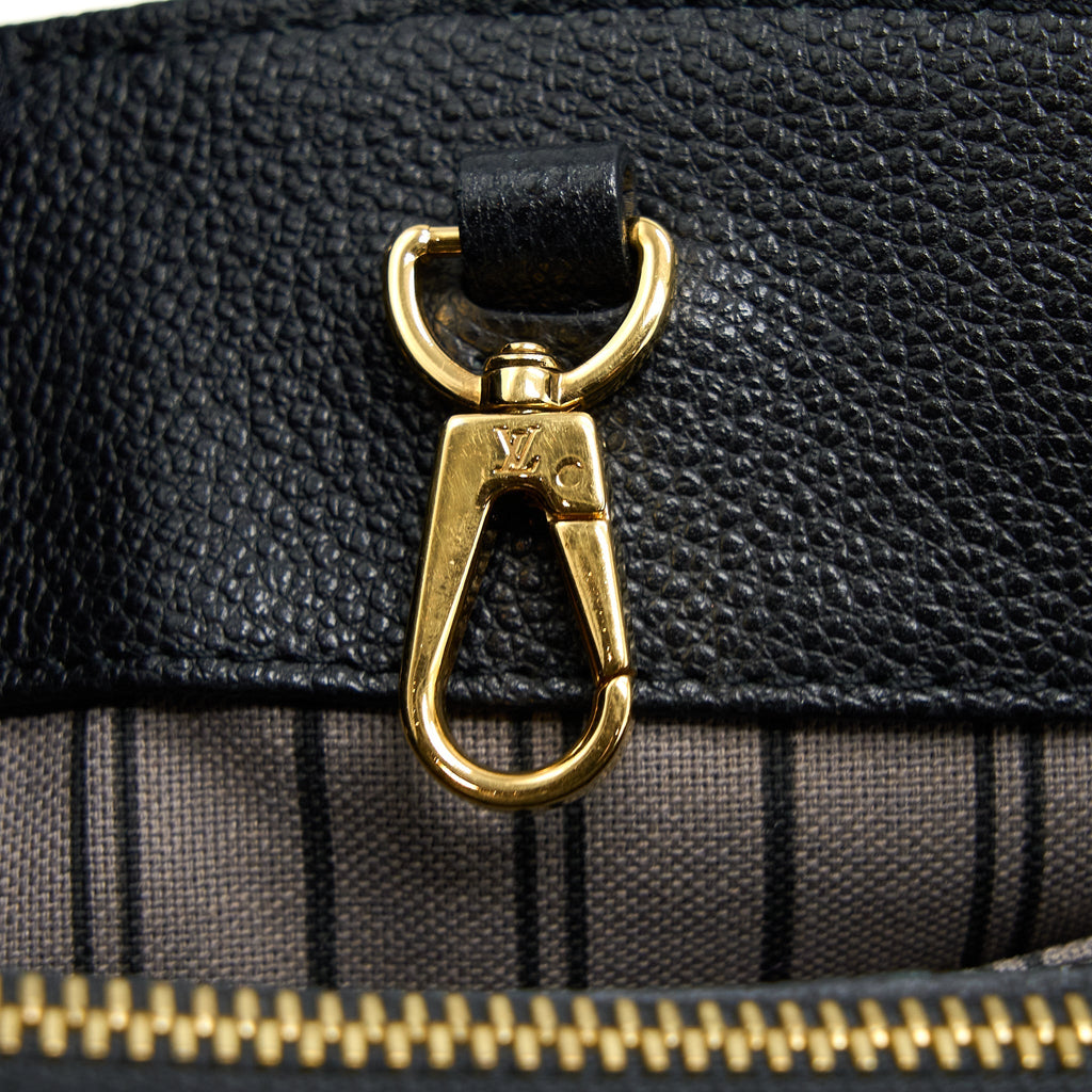 LOUIS VUITTON MONTAIGNE BB MONOGRAM EMPRENITE BLACK GHW