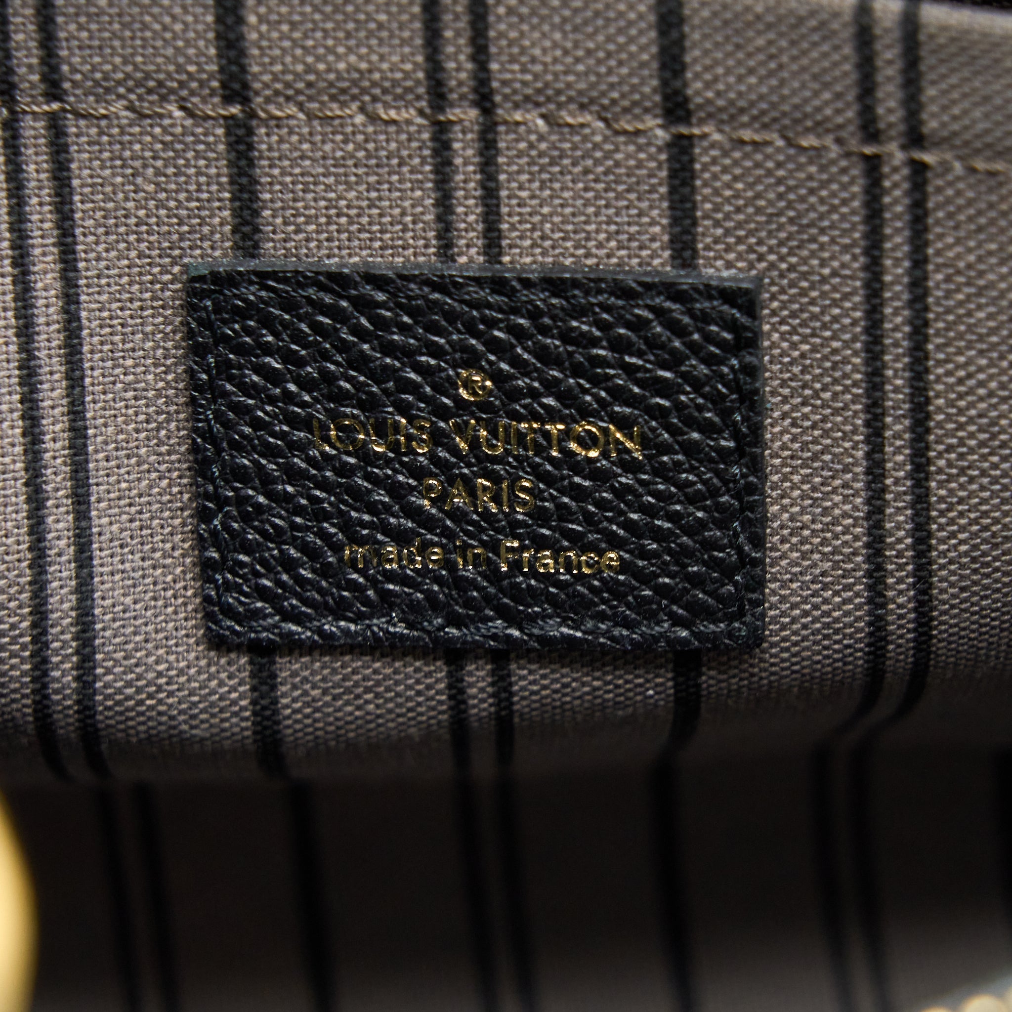 LOUIS VUITTON MONTAIGNE BB MONOGRAM EMPRENITE BLACK GHW