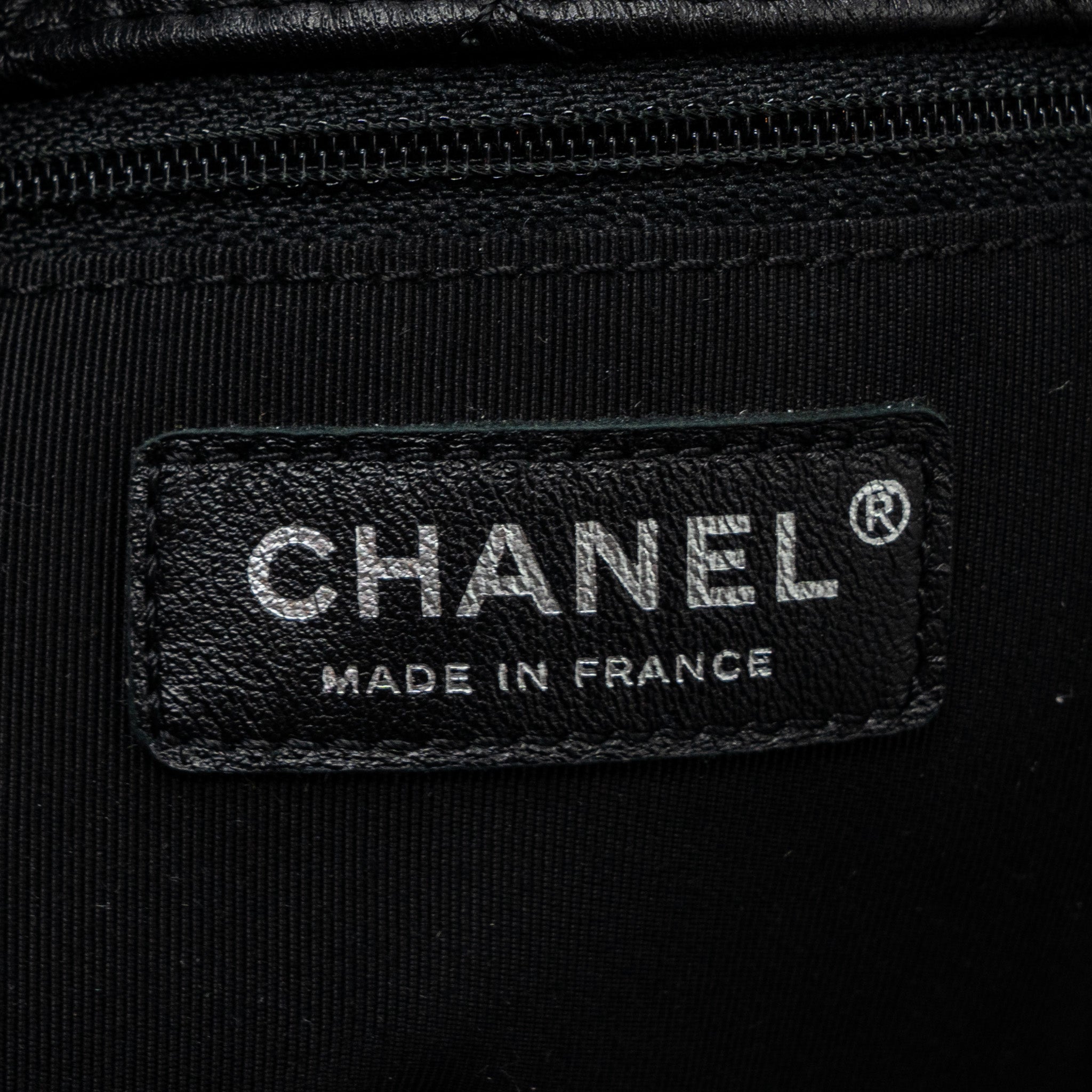CHANEL BUCKET BAG GOATSKIN/SUE CALFSKIN BLACK SHW