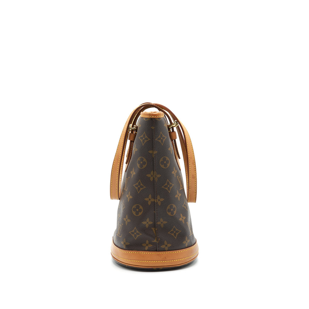 LOUIS VUITTON BUCKET PM SHOULDER TOTE BAG MONOGRAM CANVAS