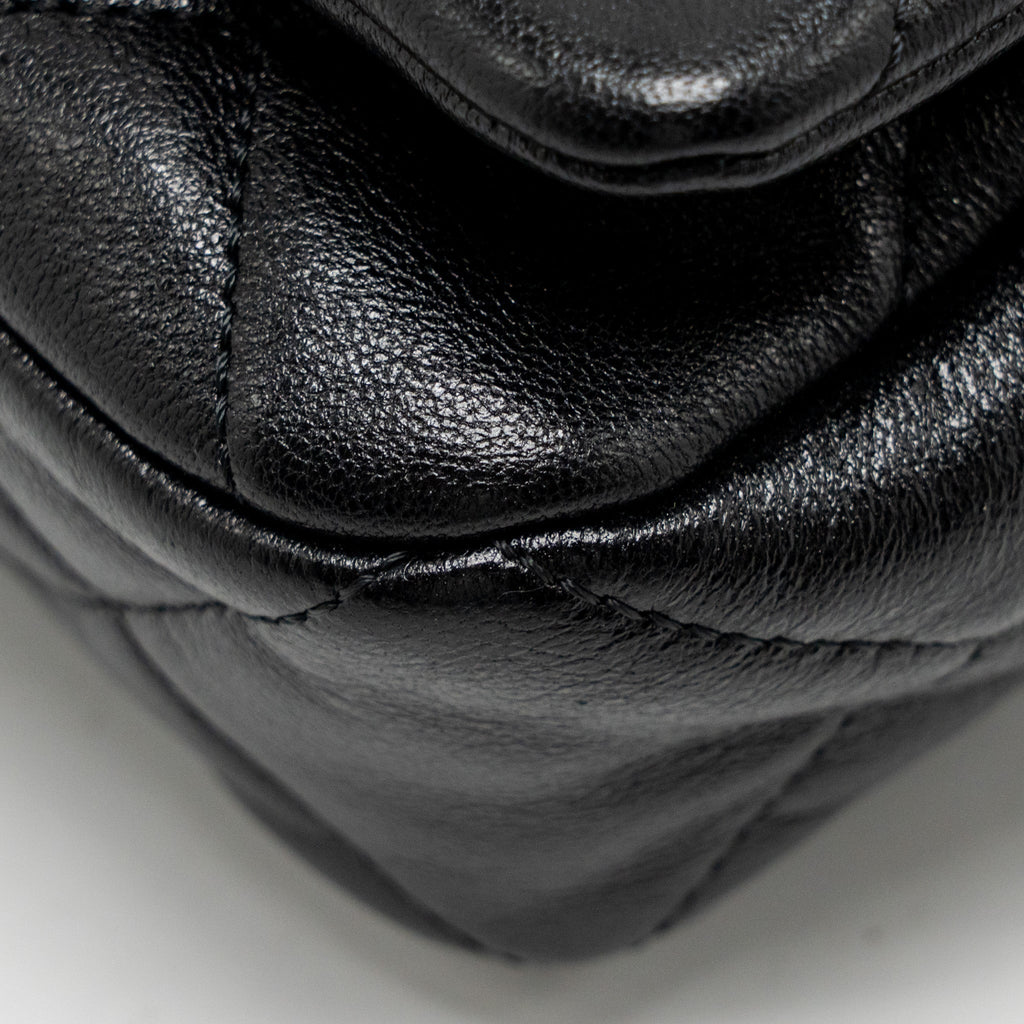 CHANEL 19 WAIST BAG GOATSKIN BLACK MULTICOLOUR HARDWARE