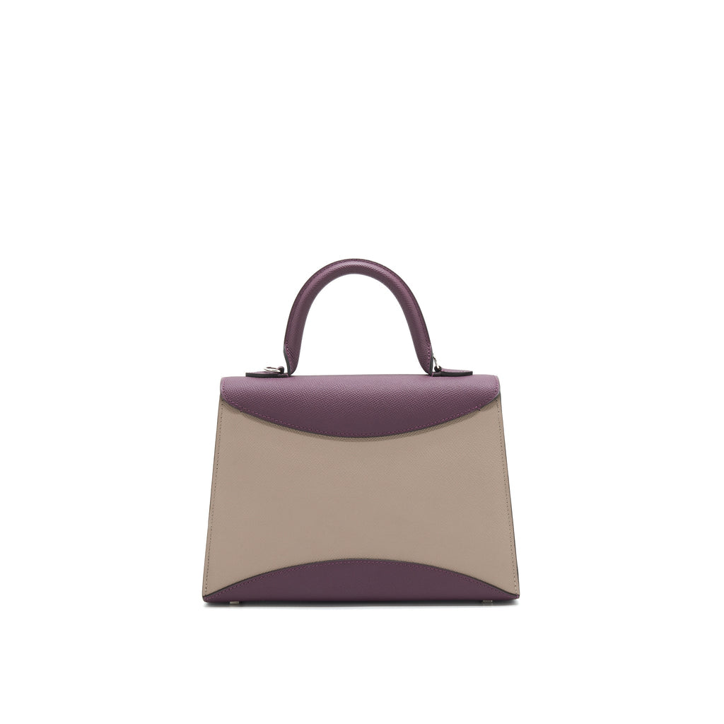 MOYNAT GABRIELLE PM IN PURPLE AND BEIGE SHW